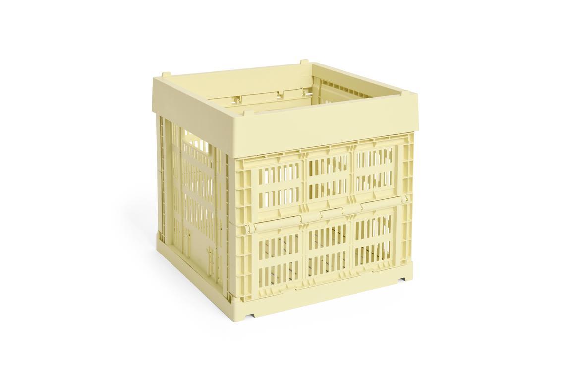 Colour Crate Cube kasse - Light yellow